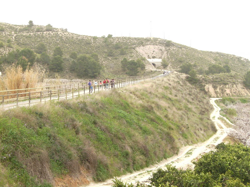 via verde de la Luz al Niño de Mula..JPG