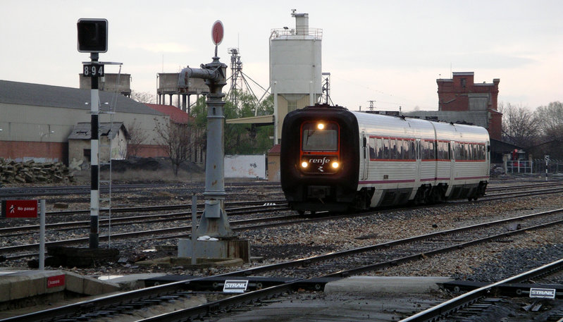 Tren real. Llegando a Zamora.jpg