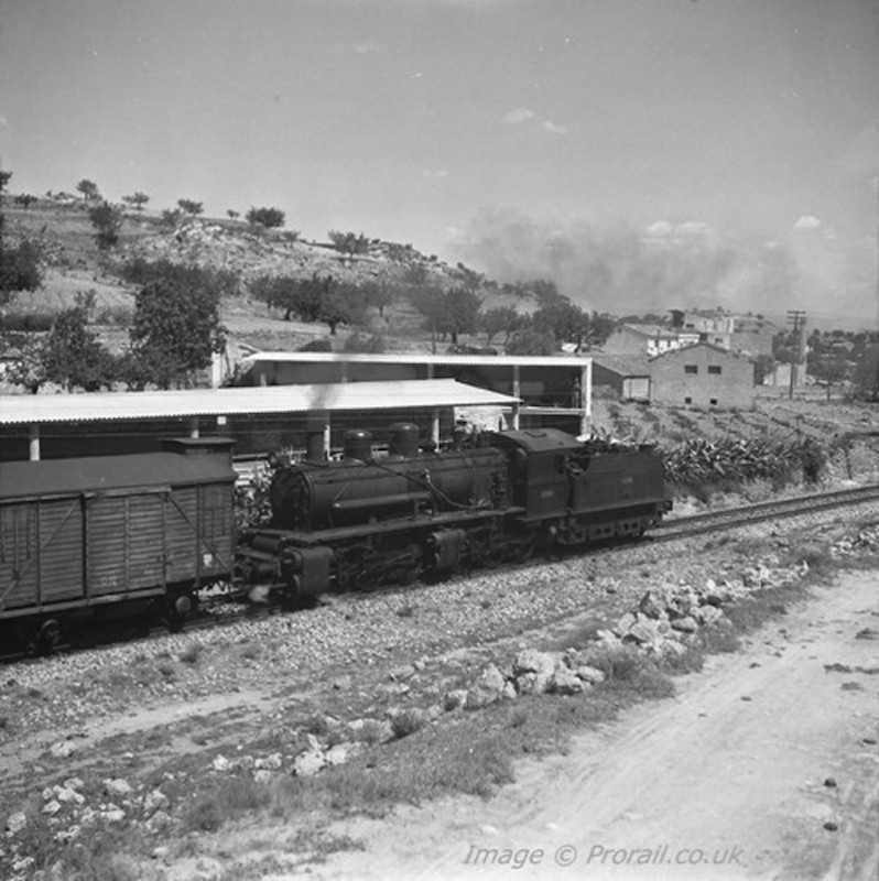 Spain RENFE Mallet 0-6-6-0 locomotive No. 060.4008 at Chiva 1965_3.jpg