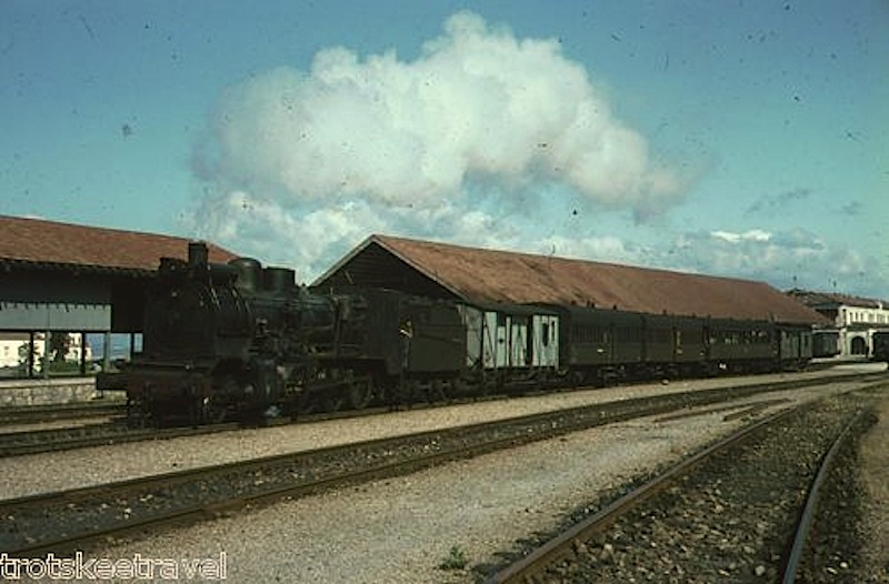 RENFE Spanish Railways Steam Loco 140 2481 Valladolid 1965 Original.jpg