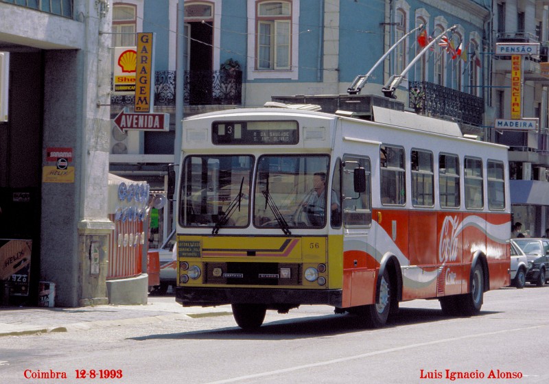 Trolebús en la Avenida Emidio Navarro de Coimbra. (12-8-93).jpg