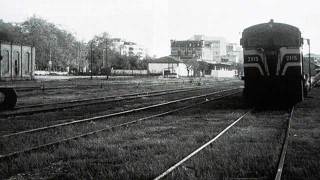 Linares antiguo vista del viario de la Estación de Madrid.jpg