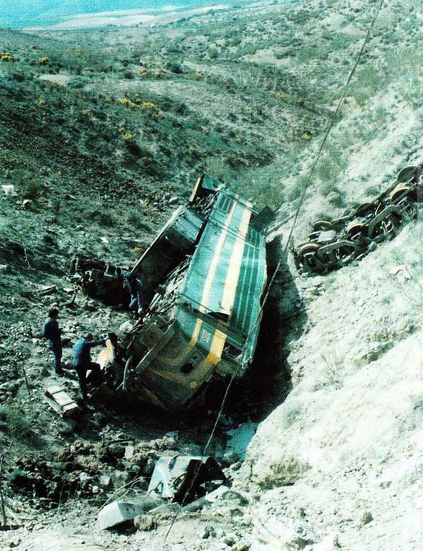 321.033 accidentada cerca de Cabra de Sto. Cristo (Jaén). 1983.jpg