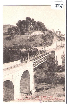 F.C. DE SARRIA. EMPALME DE LA LINEA DEL FUNICULAR DE VALLVIDRERA.jpg