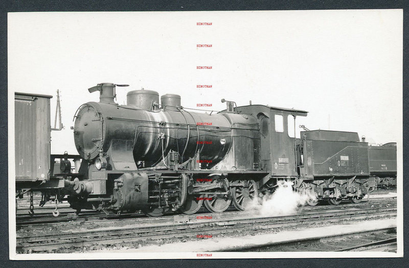 RQ34 SPAIN RENFE steam locomotive 040.2450 at Albacete 3-5-63 ex MZA 1015.jpg