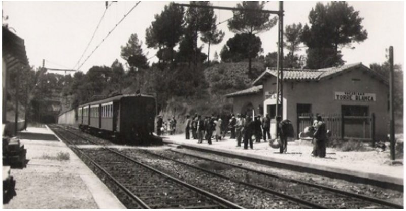Estació de Torreblanca de Vacarisses (anys 50 segle XX)  Foto Rafel Comes.jpg