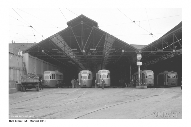 Cocheras de C. Caminos en 1955.jpg