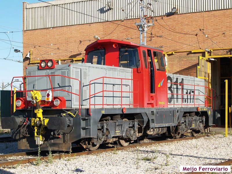 Locomotora 311, en Fuencarral..JPG
