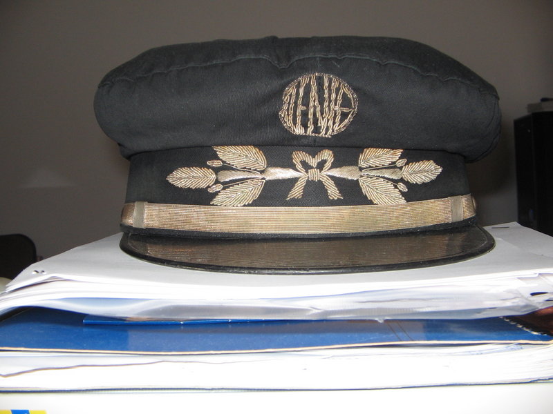 Gorra de Interventor en Ruta, de mi etapa en Irun años 1968 a 19.jpg