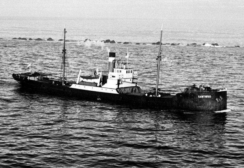 SANTIRSO  (1919-1963+) Naviera del Nalon Puerto de Leixoes  1963-2.jpg