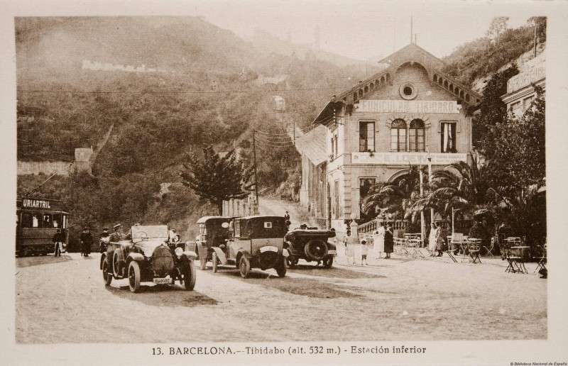 Barcelona_Tibidabo c1905_estac inf funucular (L Roisin_Bibl nacional).jpg