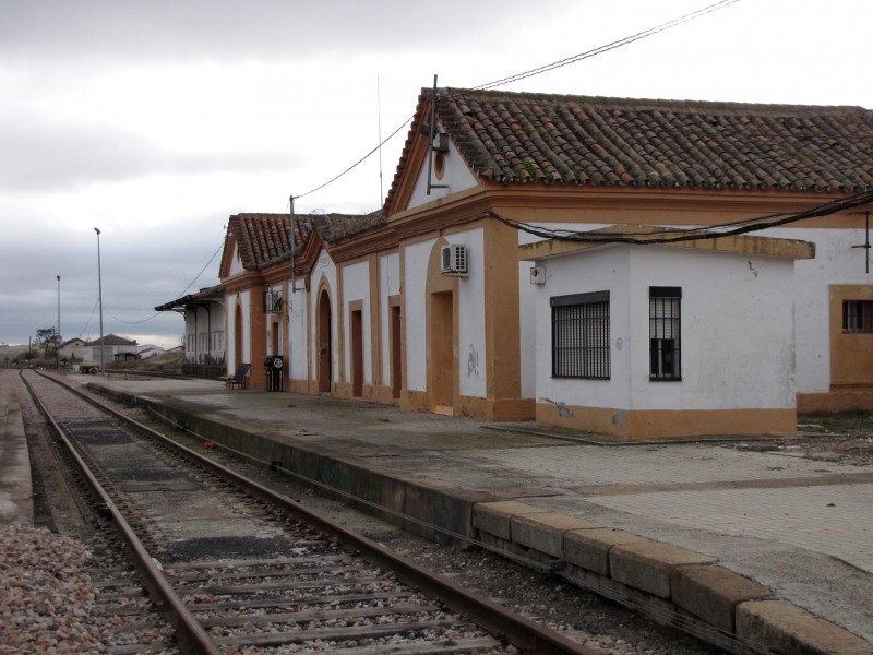 Estació de Peñarroya el 2 de gener de 2012.JPG