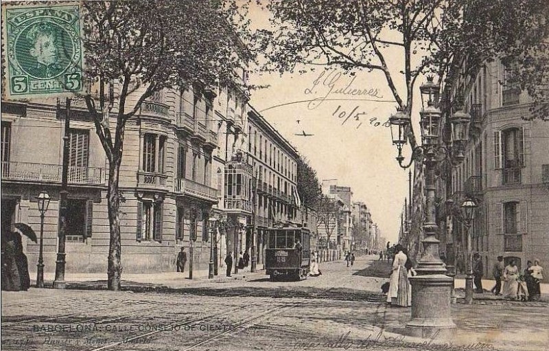 Barcelona_Calle Consejo de Ciento_1906 (Hauser y Menet).jpg