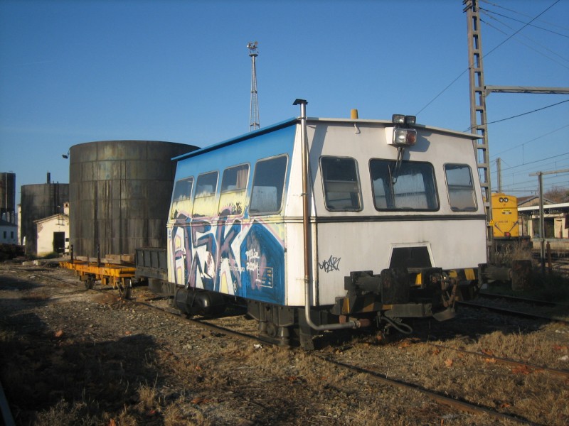 Dresina en estación  de Andujar.JPG