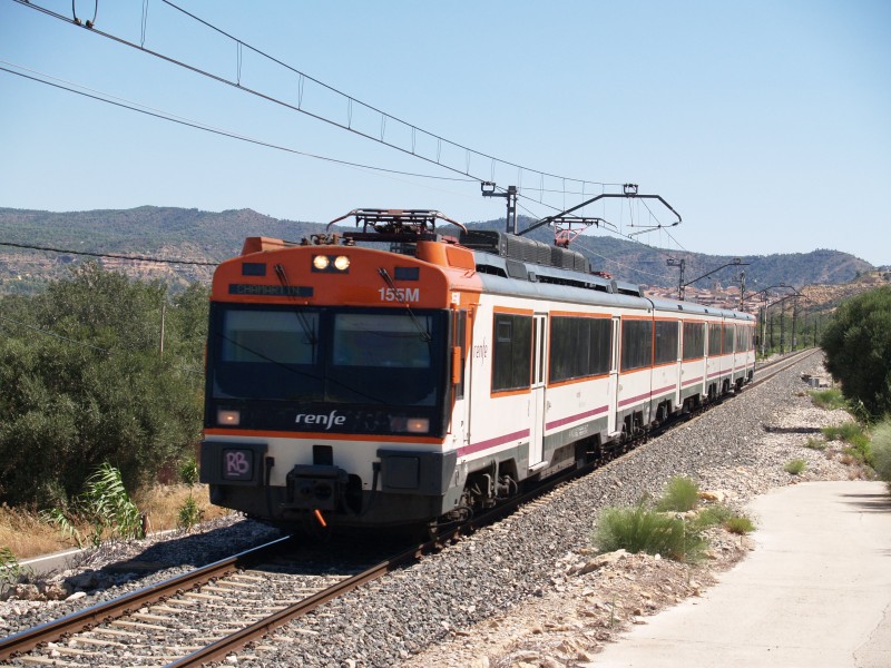 470-155 REX BARCELONA-MADRID ENTRE RIBARROJA Y FAYON.JPG