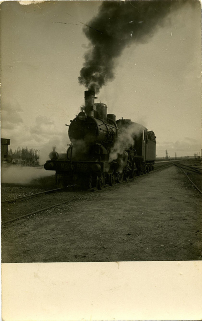 locomotora en la estacion de Toledo.. fotografia de don pedro moran martinez.jpg