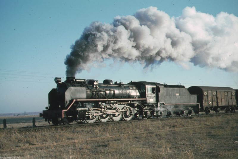 RENFE Spanish Railways Steam Loco 141F 2356 Dominos 1970.jpg