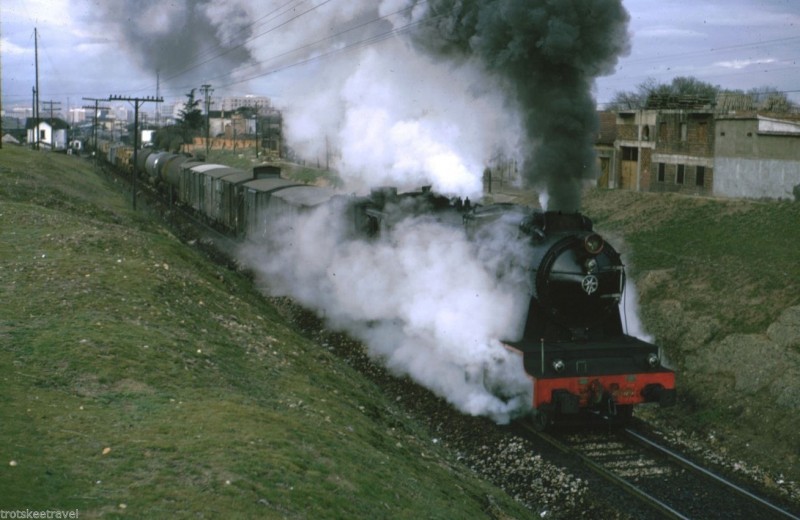 RENFE Spanish Railways Steam Loco 240F 2282 Salamanca 1971.jpg