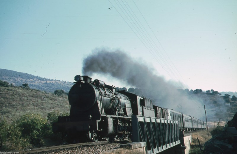 RENFE Spanish Railways Steam Loco 240F 2287 Villar 1970.jpg