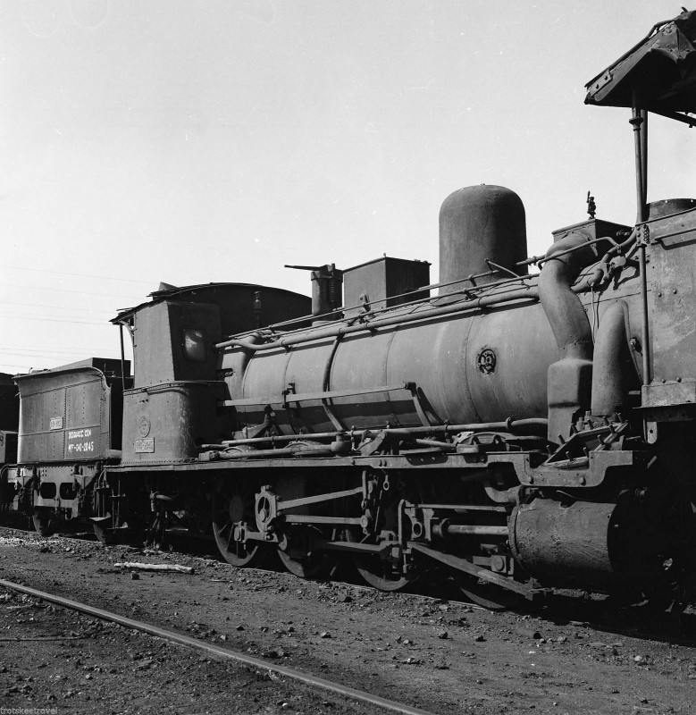 RENFE Spanish Railways Steam Loco 040 2045 Sevilla 1968.JPG