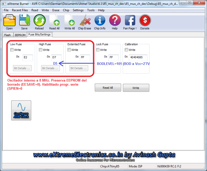 ATtiny85 programacion fuses.png