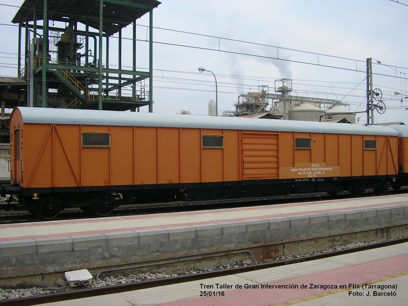 Tren taller ZGZ TGI53 Flix 25012016 Vagón taller GI.JPG