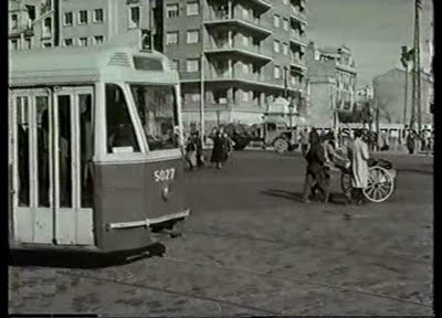 El 5027 en línea C en Diego de Leon esq. Conde Peñalver. 1958. Por delante.jpg