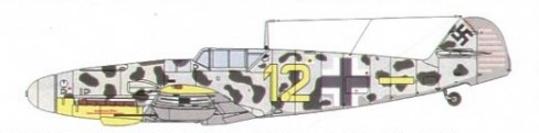 Bf 109 G2 del 6-JG5 12 amarillo de Ehrler.jpg