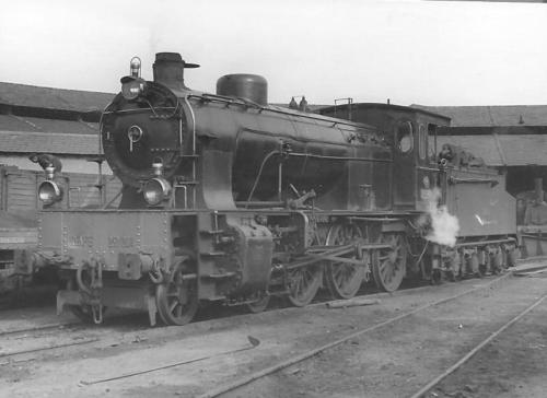 RENFE Spanish Railways Steam 230 2074 Madrid 1963 Photo.jpg