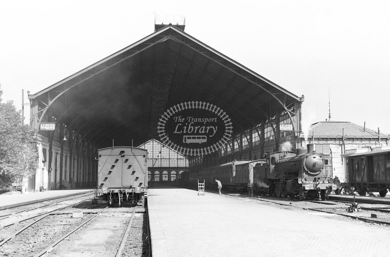 132962 RENFE Spanish Railways Steam Locomotive Class 130 2-6-0 130 2112  at Madrid Delicias  in 1964 -  02-05-1964  - Peter Gray.jpg