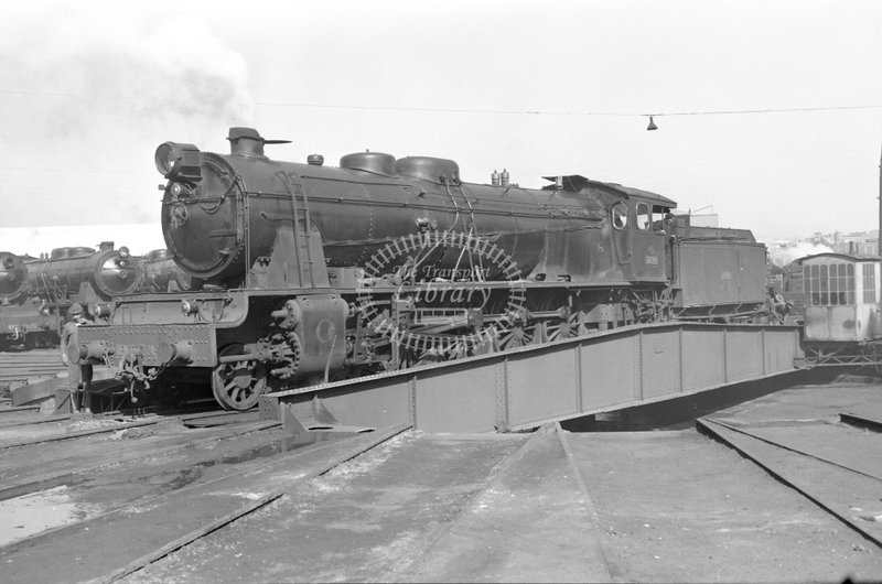 79097 RENFE Spanish Railways Steam Locomotive Class 241 241 2032  at Delicias in 1966 - 25-03-1966 - Lawrie Marshall.jpg