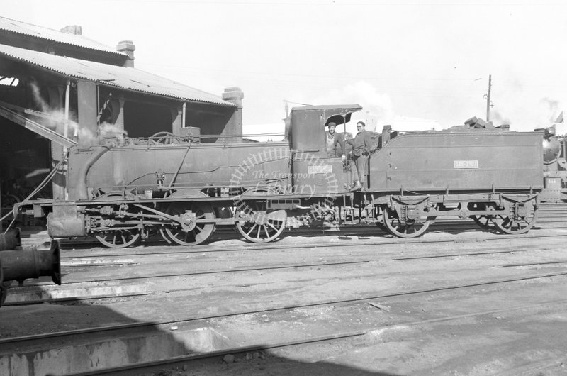 79093 RENFE Spanish Railways Steam Locomotive Class 30 030 2107  at Delicias in 1966 - 25-03-1966 - Lawrie Marshall.jpg
