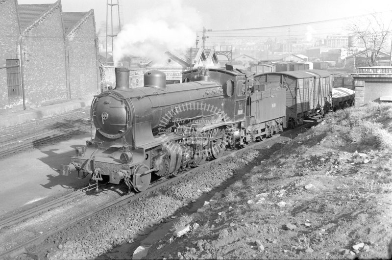 79087 RENFE Spanish Railways Steam Locomotive Class 130 130 2114  at Delicias in 1966 - 25-03-1966 - Lawrie Marshall.jpg