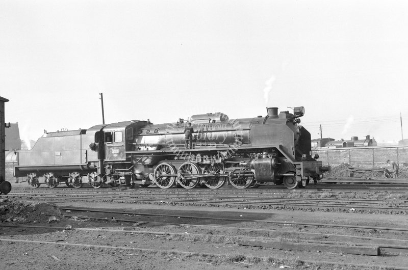 79086 RENFE Spanish Railways Steam Locomotive Class 141 141 2115  at Delicias in 1966 - 25-03-1966 - Lawrie Marshall.jpg