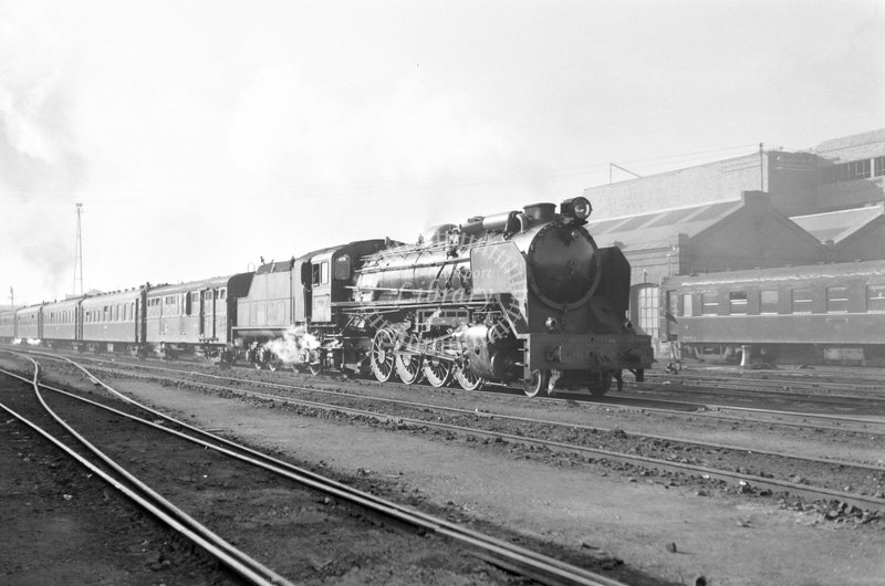 79084 RENFE Spanish Railways Steam Locomotive Class 141 141 2341  at Delicias in 1966 - 25-03-1966 - Lawrie Marshall.jpg