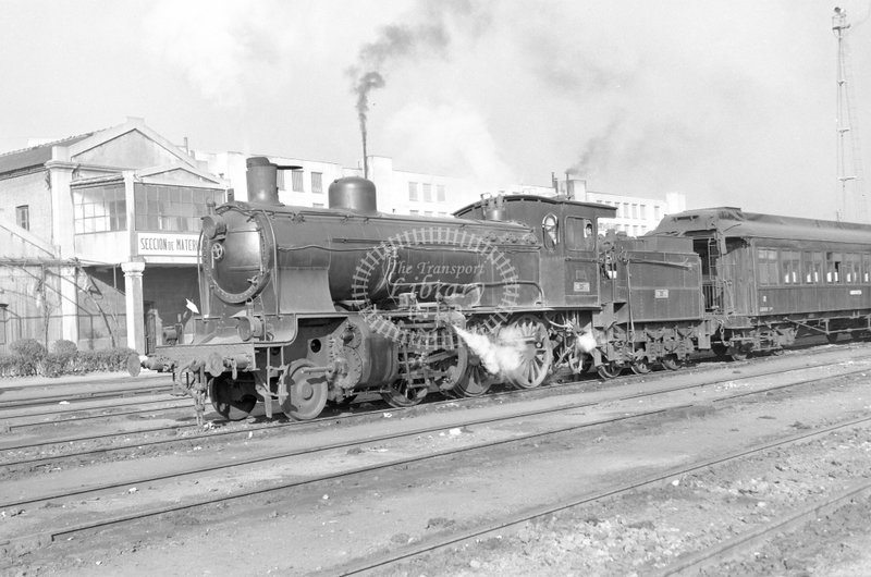79083 RENFE Spanish Railways Steam Locomotive Class 130 130 2115  at Delicias in 1966 - 25-03-1966 - Lawrie Marshall.jpg