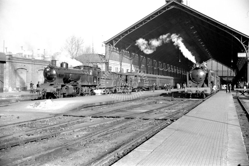 63004 RENFE Spanish Railways Steam Locomotive Class 141F 141F 2253  at Madrid Delicias in 1965 - 29-03-1965 - Lawrie Marshall.jpg