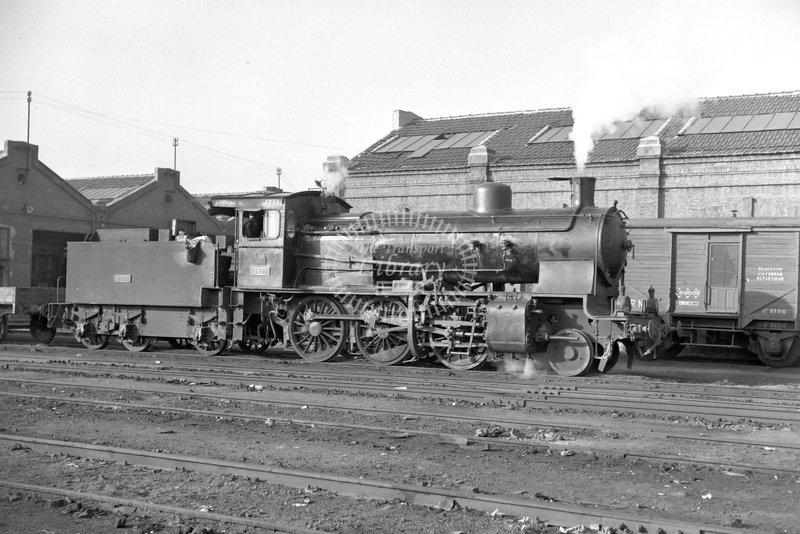 63003 RENFE Spanish Railways Steam Locomotive Class 130 130 2117  at Madrid Delicias in 1965 - 29-03-1965 - Lawrie Marshall.jpg