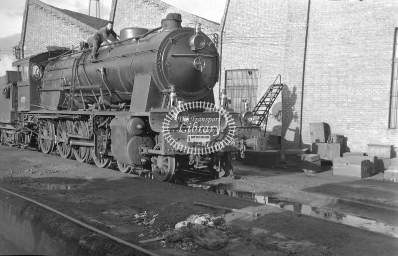 1976 RENFE Spanish Railways Steam Locomotive Class 240 240 2347  at Madrid Delicias in 1960 - 25-03-1960 - Lawrie Marshall.jpg