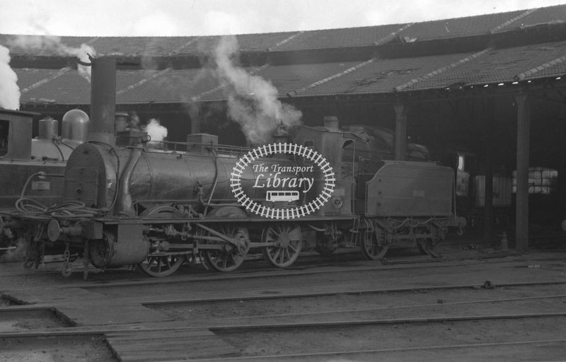 1974 RENFE Spanish Railways Steam Locomotive Class 030 030 2107  at Madrid Delicias in 1960 - 25-03-1960 - Lawrie Marshall.jpg