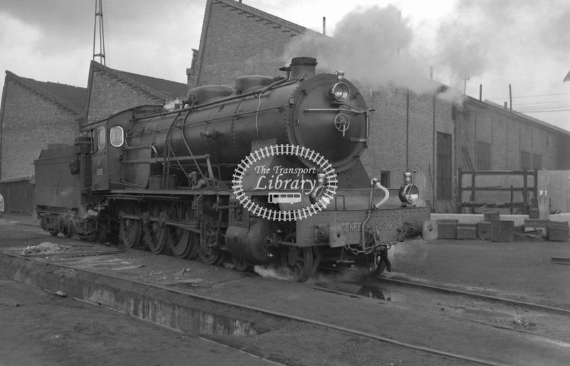 1961 RENFE Spanish Railways Steam Locomotive Class 240 240 2420  at Madrid Delicias in 1960 - 25-03-1960 - Lawrie Marshall.jpg