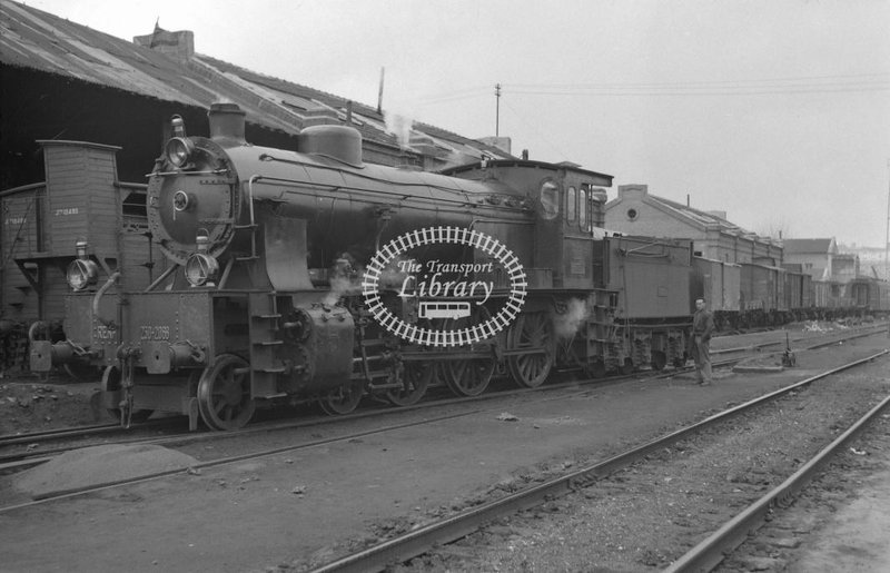 1957 RENFE Spanish Railways Steam Locomotive Class 230 230 2068  at Madrid Delicias in 1960 - 25-03-1960 - Lawrie Marshall.jpg