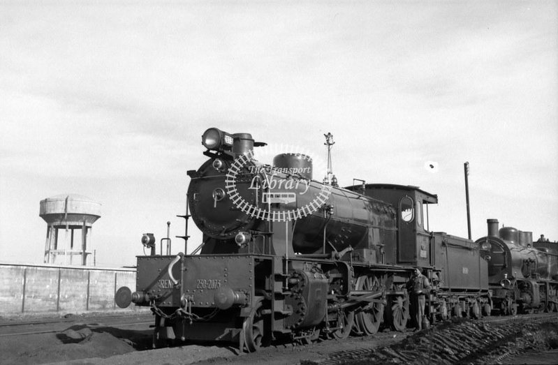 1357 RENFE Spanish Railways Steam Locomotive Class 230 230 2073  at Madrid Delicias in 1956 - 24-05-1956 - Lawrie Marshall.jpg