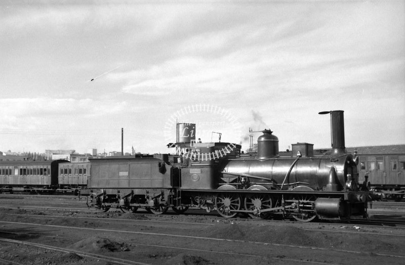 1356 RENFE Spanish Railways Steam Locomotive Class 30 030 2349  at Madrid Delicias in 1956 - 24-05-1956 - Lawrie Marshall.jpg