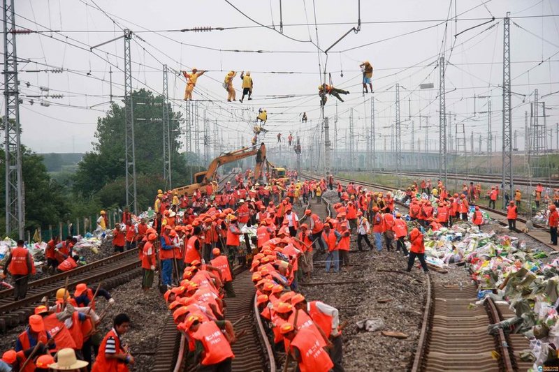 Brigada de via y obras en China.jpg