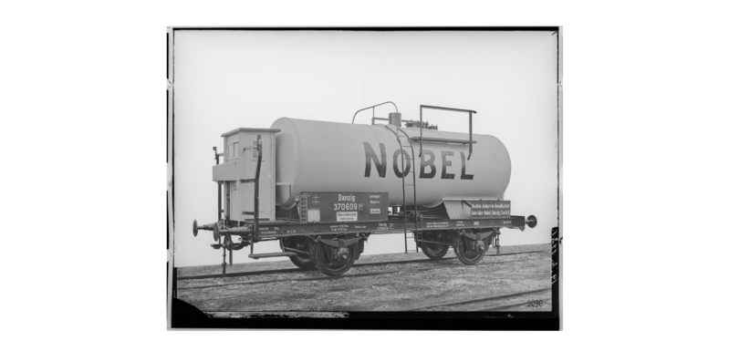 zweiachsiger Kesselwagen (Ladegut Naphta, Rohbenzin), 1921.png