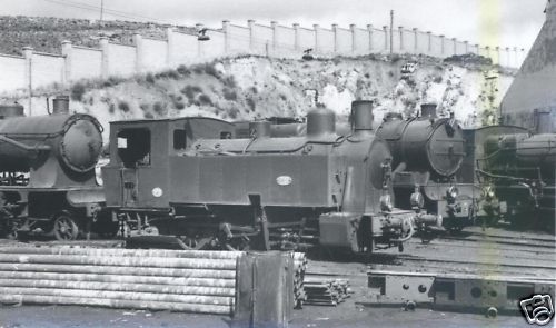 RENFE Spanish Railways Steam 030 0235 Soria Shed 1965.jpg