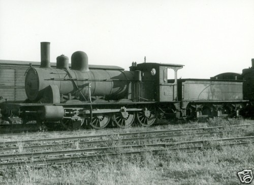 RENFE Spanish Railways Steam 040 2191 Santiago 1964.jpg